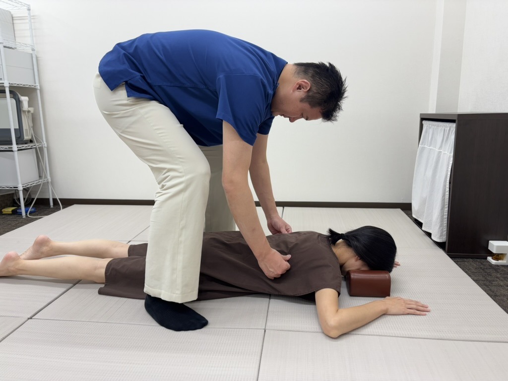 ウォーキングによる腰痛を改善する施術