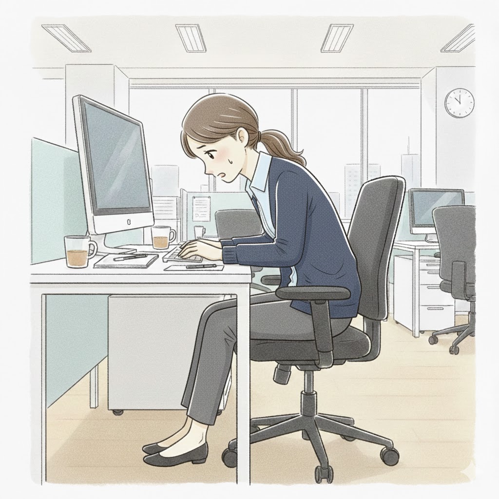 デスクワークで全身に不調が出る