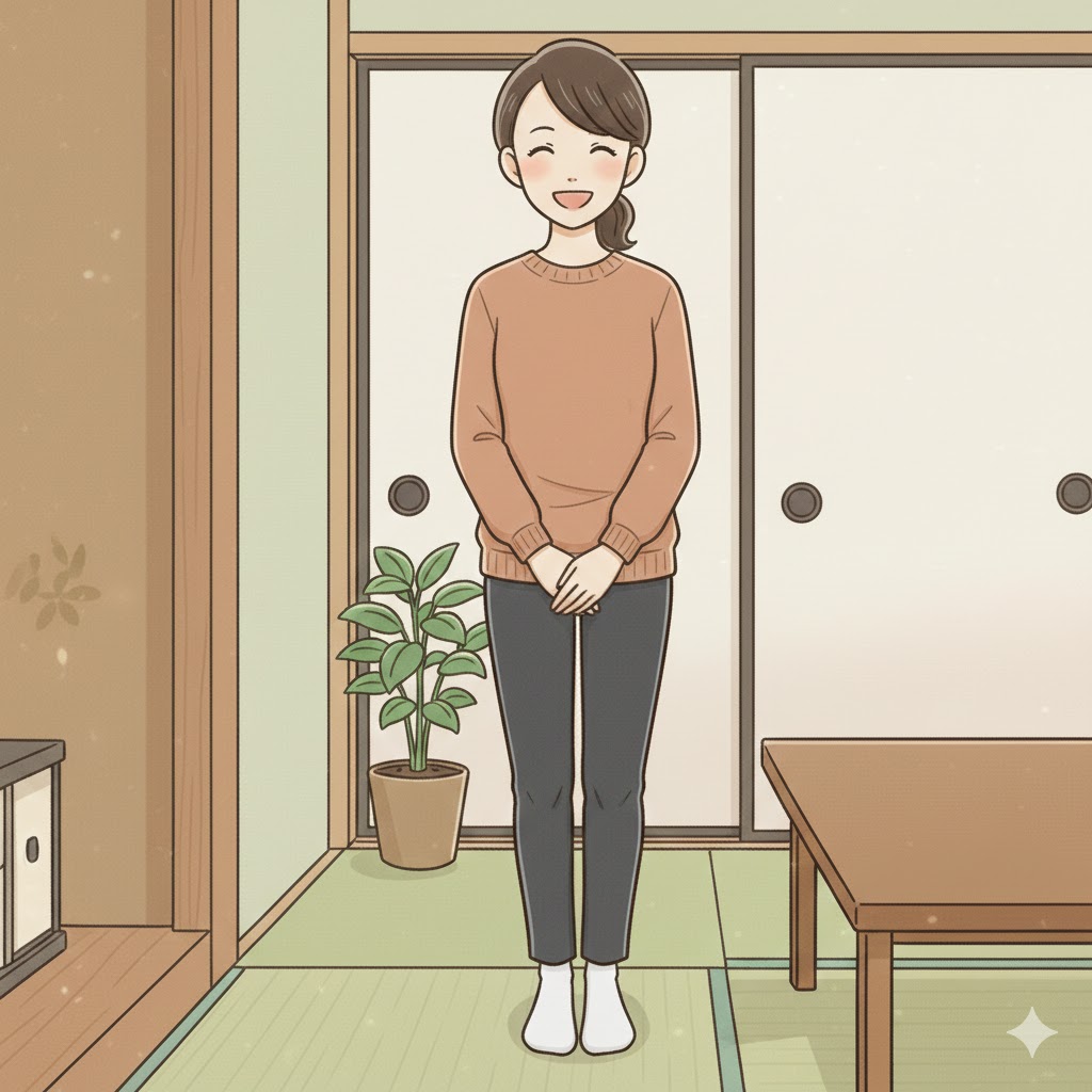 膝の痛みを軽減するつま先の向き