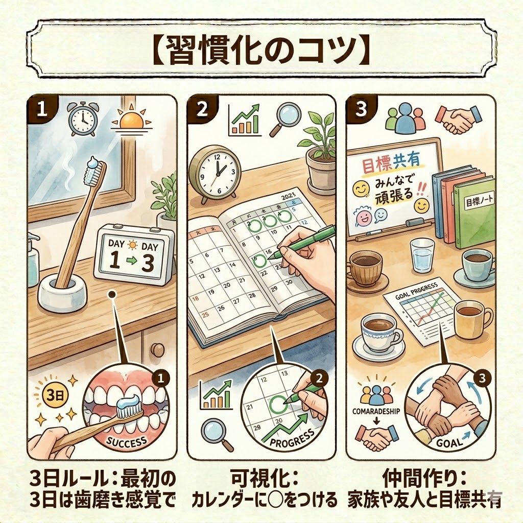 習慣化のコツ