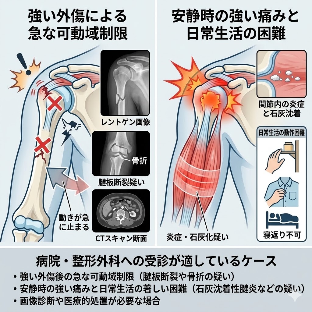 肩こりの病院・整形外科への受診が適しているケース