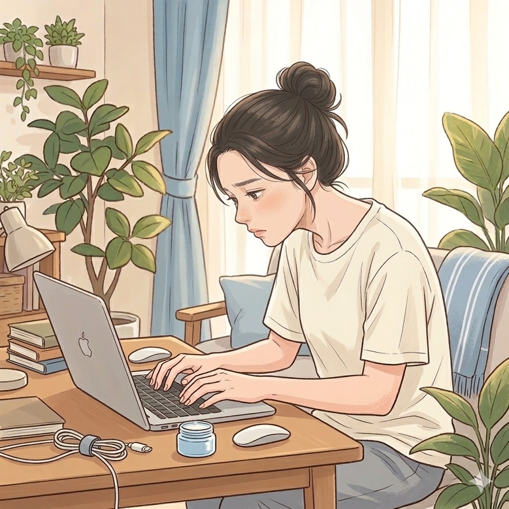 首の緊張が巻き肩や猫背につながる仕組み