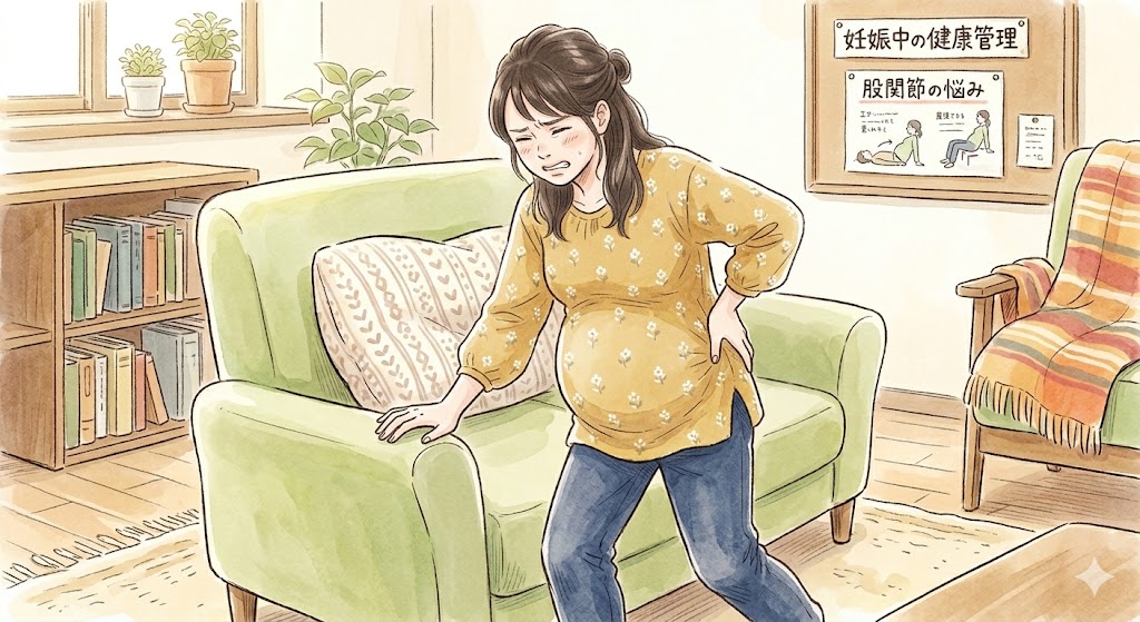 妊娠中の股関節の痛み