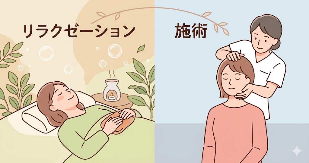 リラクゼーションと施術の違い