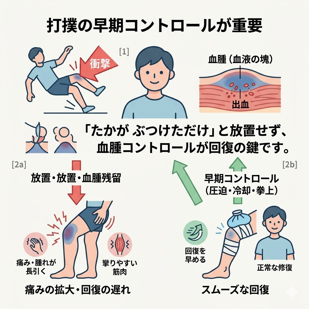 打撲の長引く原因