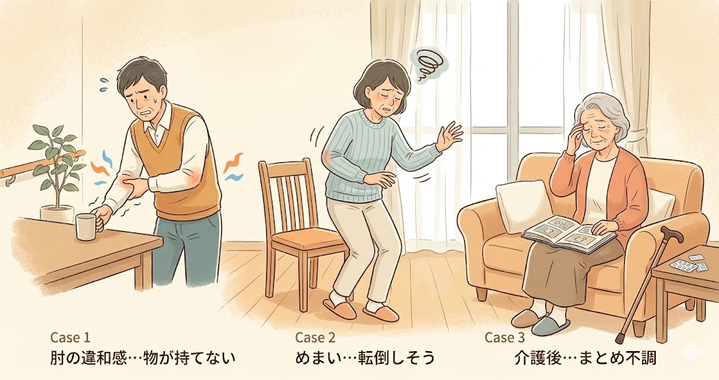 肘が痛い時の経過パターンの様子