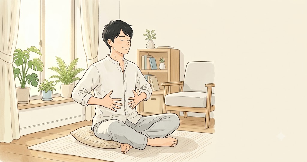 呼吸が浅い 肋骨 横隔膜 セルフチェック