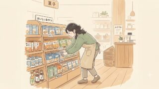 棚の上の物を取って肩を痛めた方へ。品出しで負担がかかる本当の場所