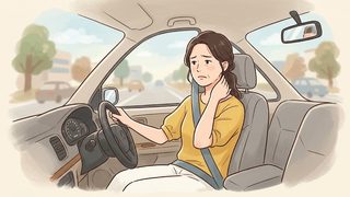 長距離運転で首がパキパキ鳴らしたくなる?