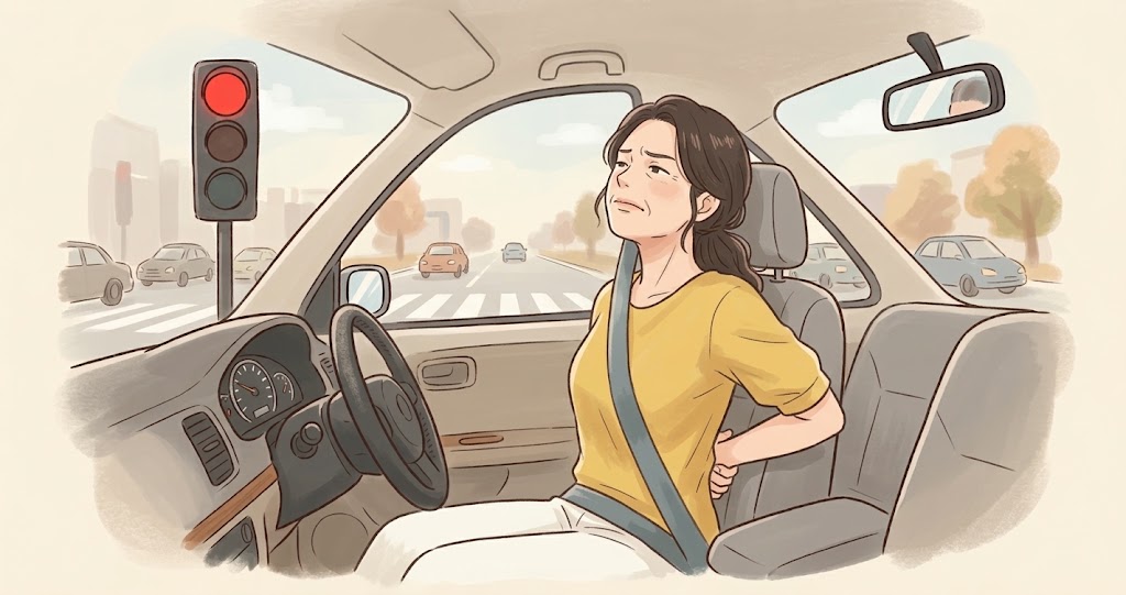 肩を後ろに回すストレッチのイラスト
