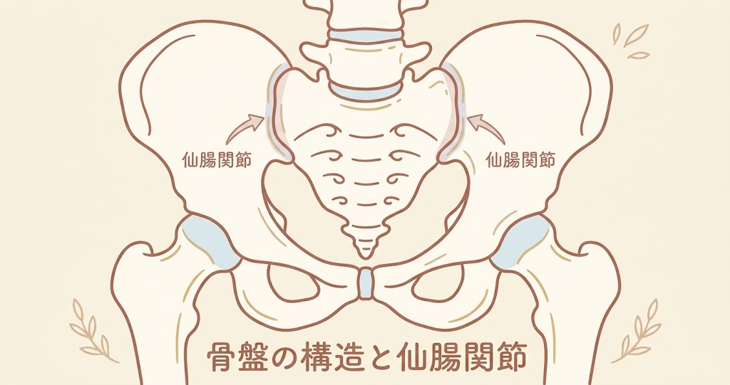 骨盤と仙腸関節の位置関係