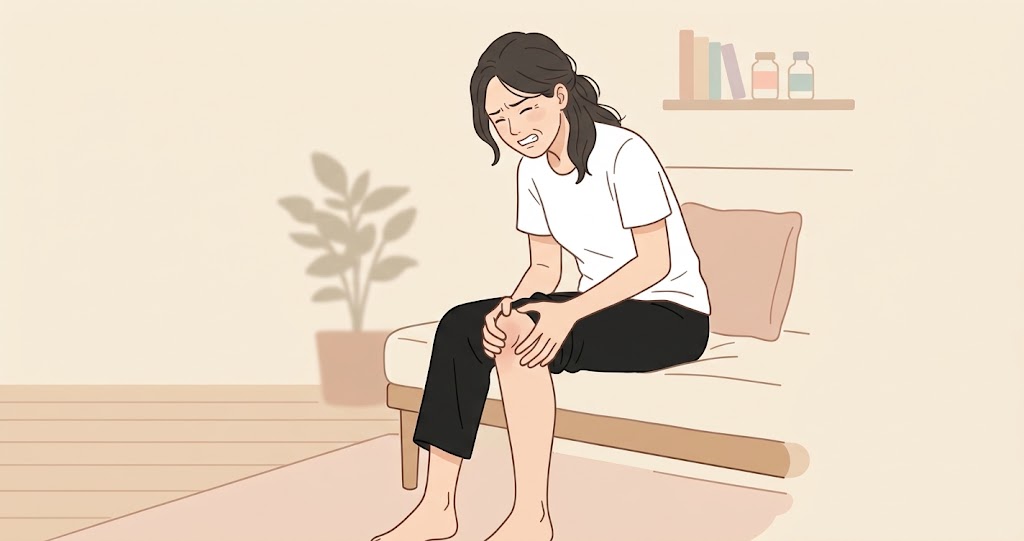 椅子から立つたびに膝のお皿の下が痛む？膝と足首との関係