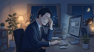 秋の夜長の画面作業で目の奥が重い?目薬の前に見直したい肩の向き