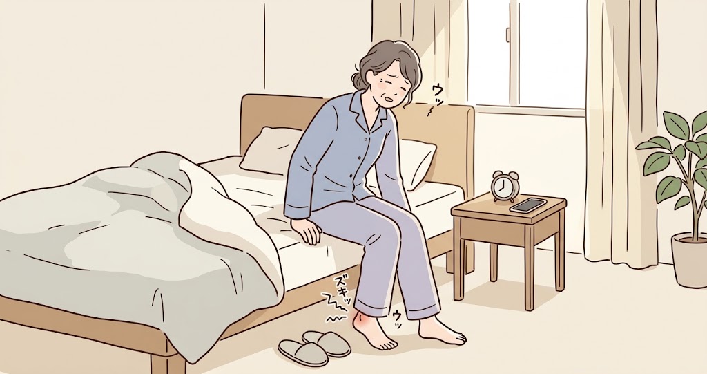 冷え込む朝に足がズキッとする方へ、原因は昔のケガかもしれません